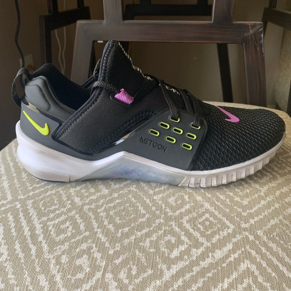Nike Free Black/Green/Purple/White training shoes